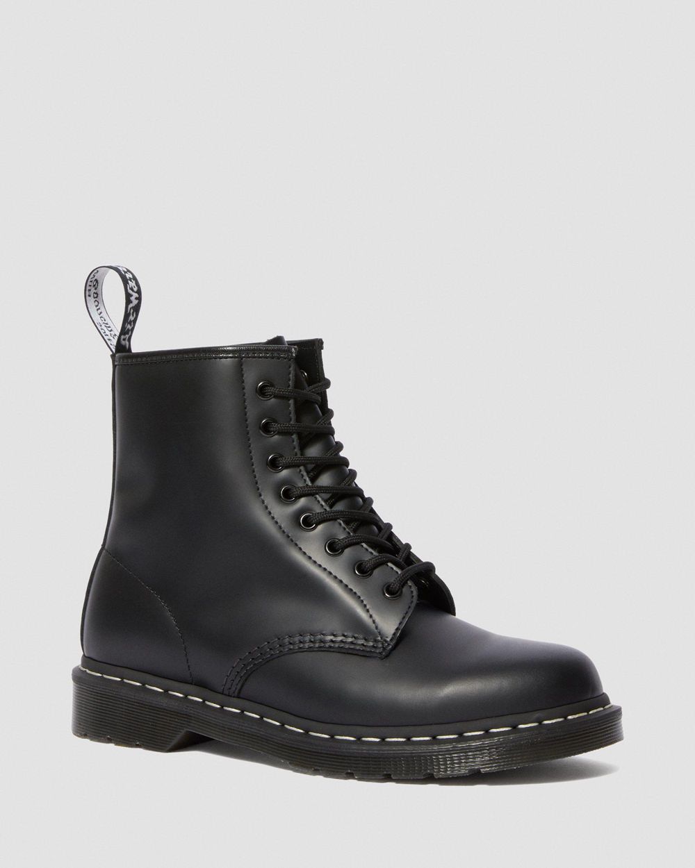 Dr Martens 1460 Contrast Stitch Smooth Kožené Topánky Damske ( Čierne ) SK 246-GBCWOL